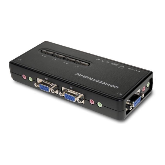 Conceptronic CKVM4P Quick Installation Manual