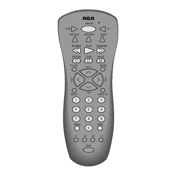 RCA RCU410MSL User Manual