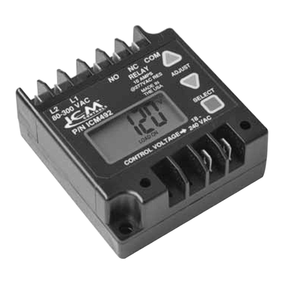 ICM Controls ICM492 Manual