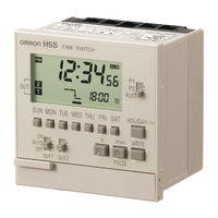 Omron H5S - Instruction Manual