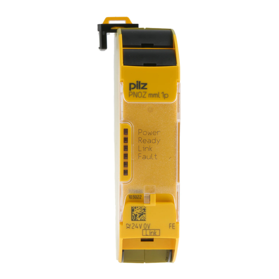 Pilz PNOZ mml1p Operating Manual