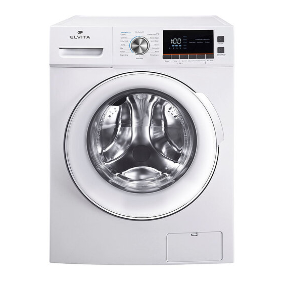elvita CTM4214V Washing Machine Manuals