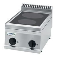 Tecnoinox PIN70E7 Instruction Manual For Installation And Use