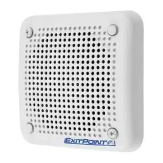 System Sensor ExitPoint PF24V Installation And Maintenance Instructions