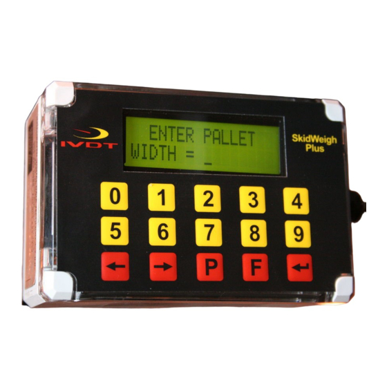 IVDT ED3-AT SkidWeigh Plus Operator's Manual