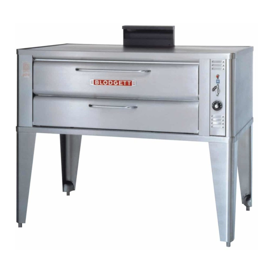 Blodgett 901 Installation And Operation Manual