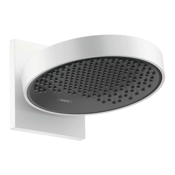 Hans Grohe Rainfinity 250 1jet 26226 Series Instructions For Use/Assembly Instructions