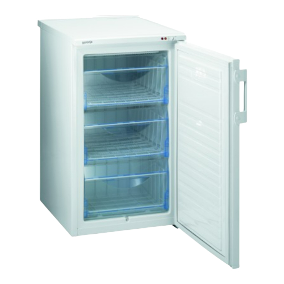 Gorenje F 50106 W Instruction Manual