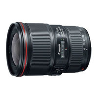 Canon EF16-35mm f/2.8L II USM Instruction