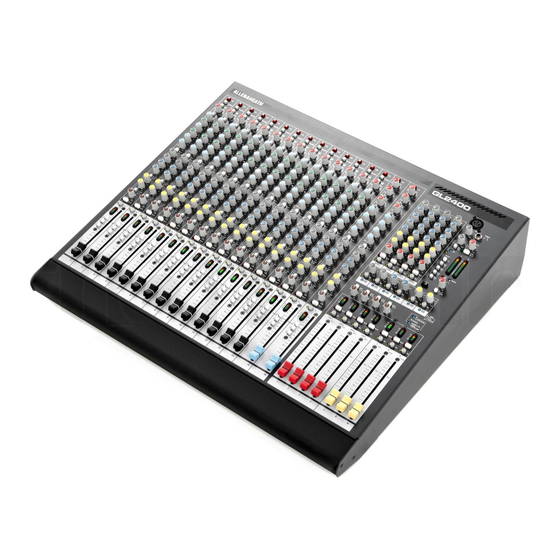 ALLEN & HEATH GL2400 Series User Manual