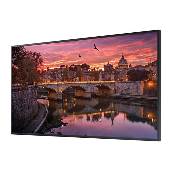 Samsung QR Series Quick Setup Manual