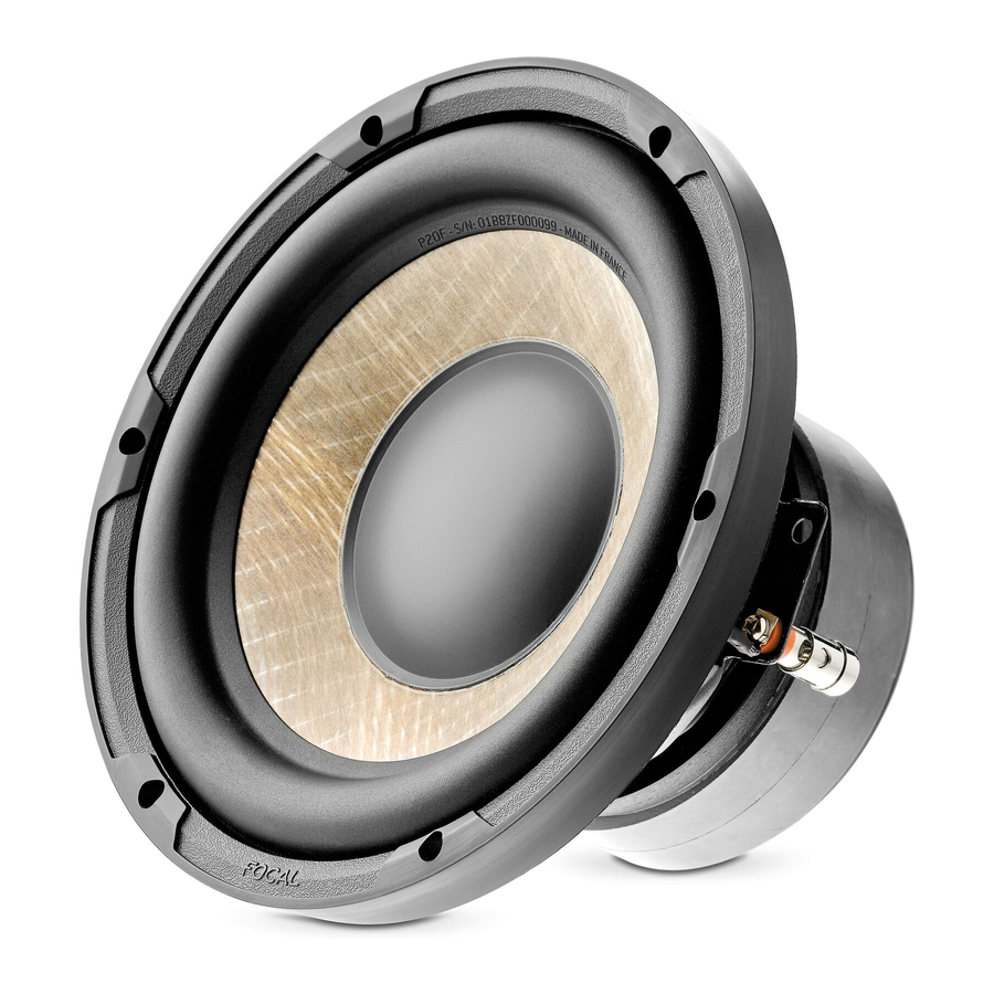 Focal FLAX EVO P 20 FE User Manual