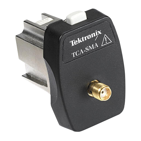 Tektronix TCA-SMA Instructions