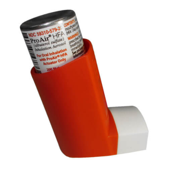 ProAir HFA Inhaler Quick Start Manual