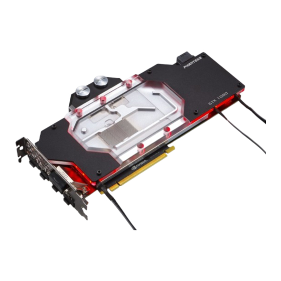 Phanteks Founders Edition GTX Glacier G1080 Ti Quick Start Manual