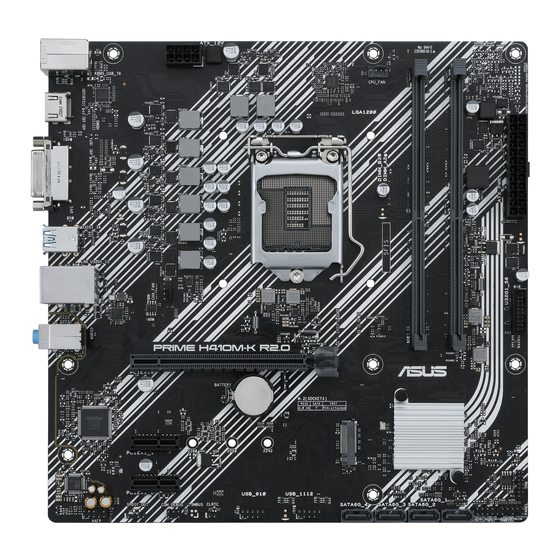 Asus H410M-K R2.0 Quick Start Manual