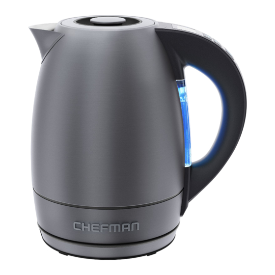Chefman Keep Warm RJ11-17-SS-TC Series User Manual