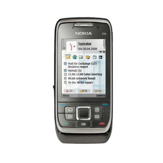 Nokia E66 Quick Start Manual