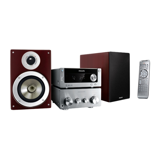 Philips MCM772 Quick Start Manual