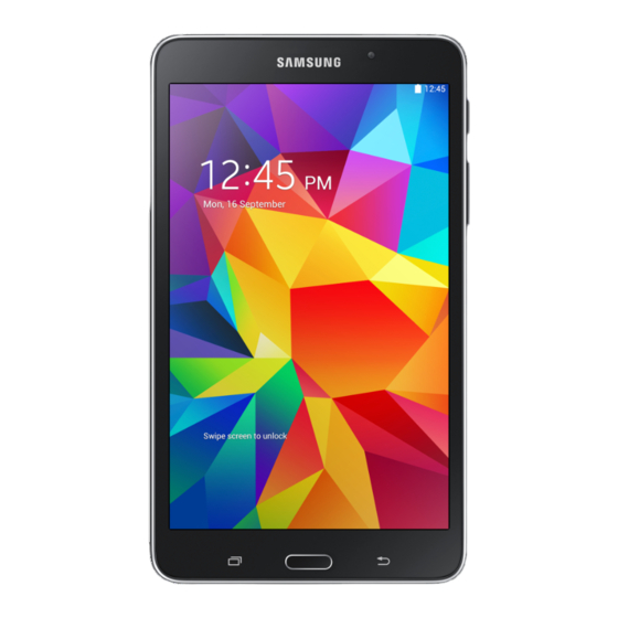 Samsung Galaxy TAB 4 User Manual