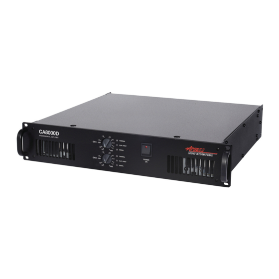 Apogee Sound CA8000D Manuals