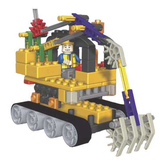 K'Nex COLLECT & BUILD CONSTRUCTION CREW EXCAVATOR Manual