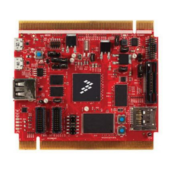 NXP Semiconductors TWR-VF65GS10-PRO Quick Start Manual