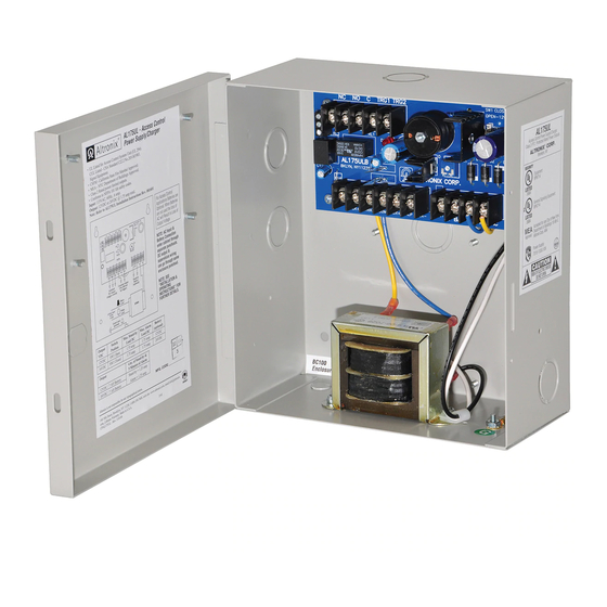 Altronix AL175UL Installation Manual