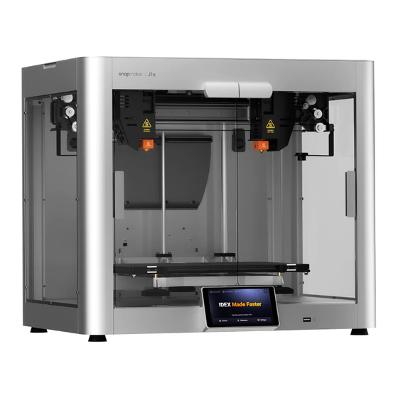 Snapmaker J1s Quick Start Manual