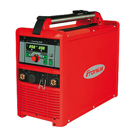 Fronius ROB 3000 Operating Instructions Manual