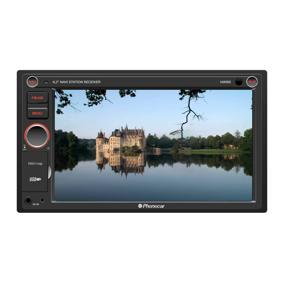 Phonocar vm 066 Instruction Manual