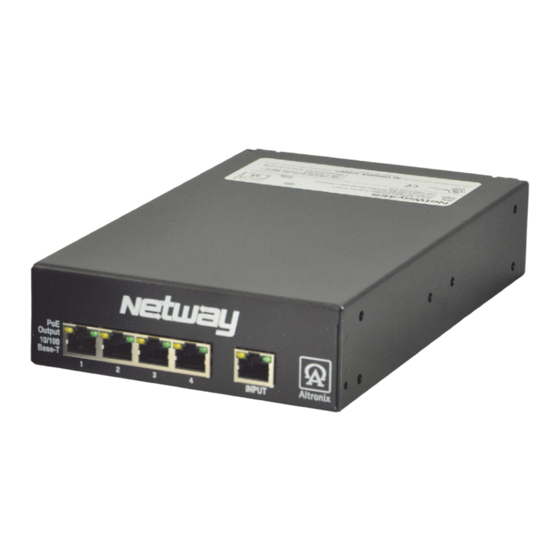 Altronix NetWay4ES Installation Manual