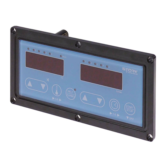 STORK TRONIC ST552 Glass Manual