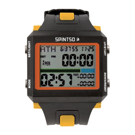 Spintso REFEREE WATCH Quick Manual