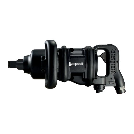 Paoli Avvitatori DP 3800 Operating And Maintenance Manual