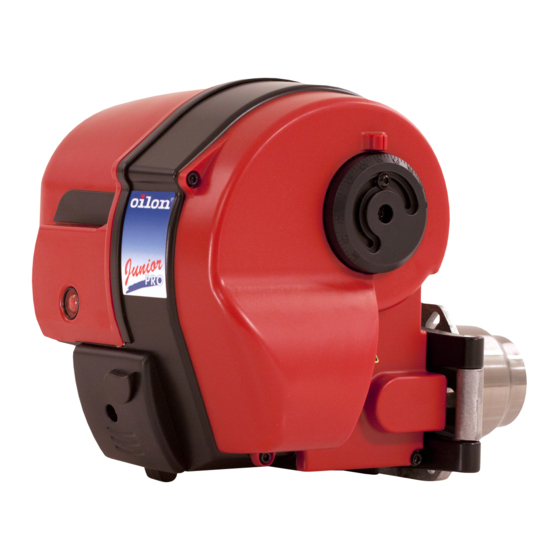 Oilon Junior Pro 1 LJ10 Operating And Maintenance Instructions Manual