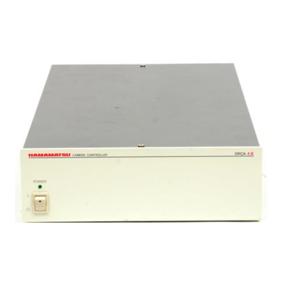 Hamamatsu C4742-95-12ER Camera Controller Manuals