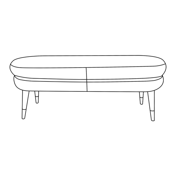 TOV Betty Bench -OC68123 Assembly Instructions