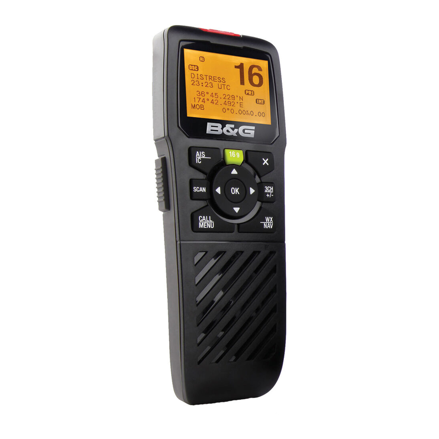 B&G Network V50 VHF Installation Instructions Manual