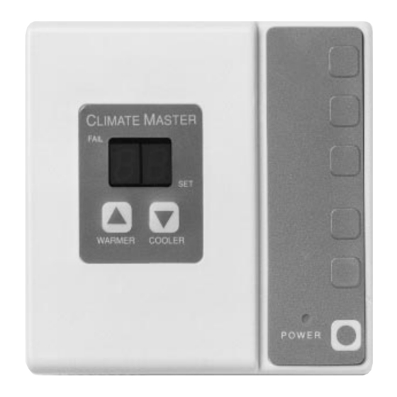 ClimateMaster ET Series Installation, Operating,  & Maintenance Instructions