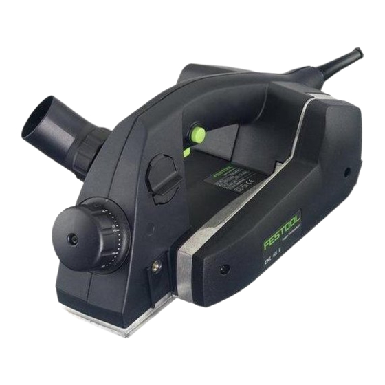 Festool EHL 65 E Operating Instructions