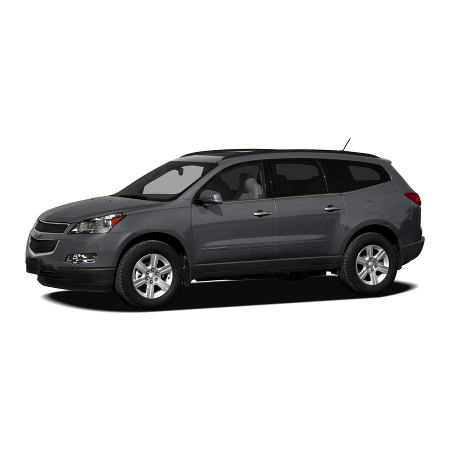 CHEVROLET 2011 TRAVERSE AUTOMOBILE OWNER'S MANUAL | ManualsLib