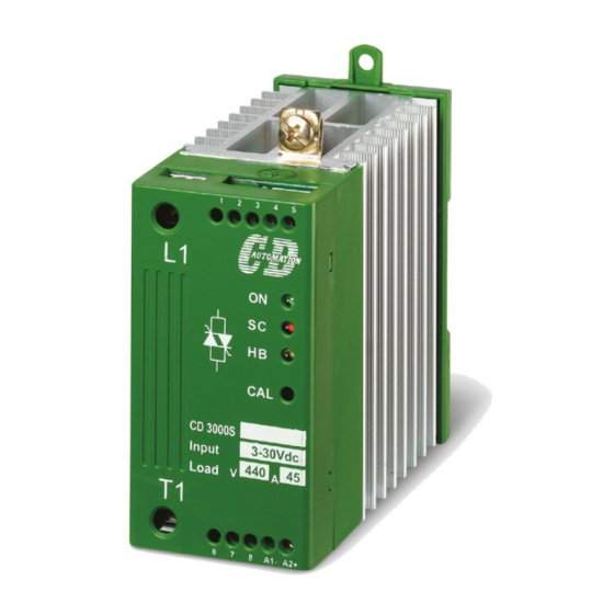 CD Automation CD3000S1PH User Manual