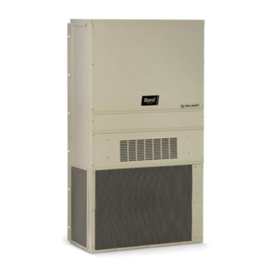 Bard W60LB-A Wall-Mount Air Conditioner Manuals