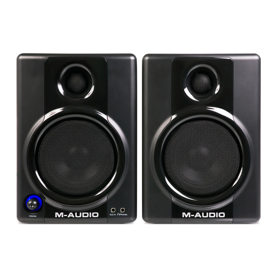 M-Audio Studiophile AV 40 Product Manual