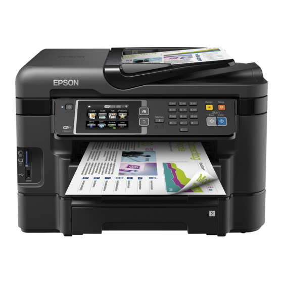 Epson WorkForce WF-3640 Administrator's Manual