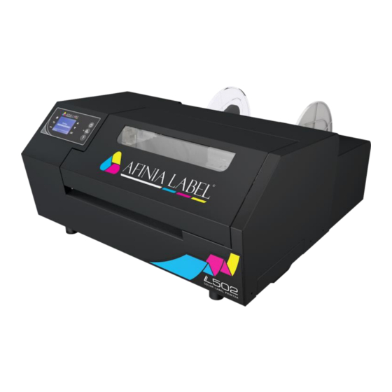 AFINIA LABEL 502 Quick Setup And Installation Manual