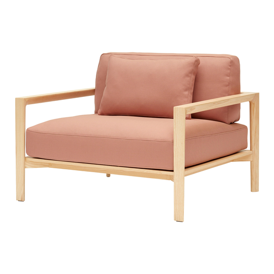 SP01 LING Fabric Armchair Manuals