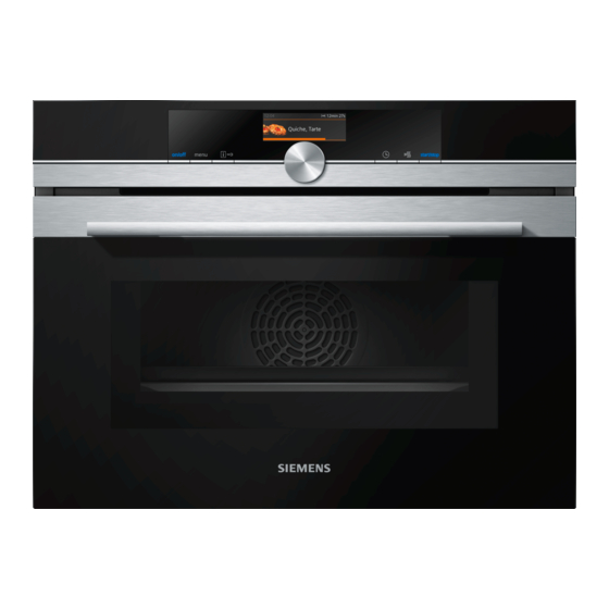 Siemens CM656GB 1 Series Microwave Oven Manuals