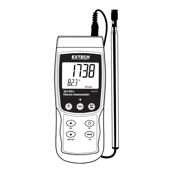 Extech Instruments SDL350-NIST User Manual